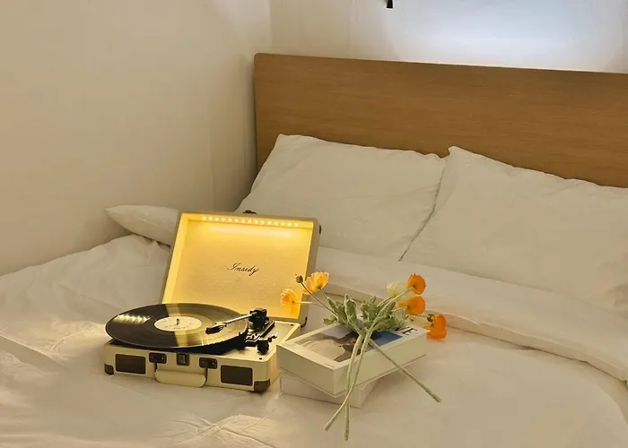 아파트 3 Minutes From Gwangalli Sensual Beam Projector 2q Beds Sea&stay